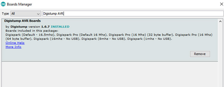 digispark attiny85 programming