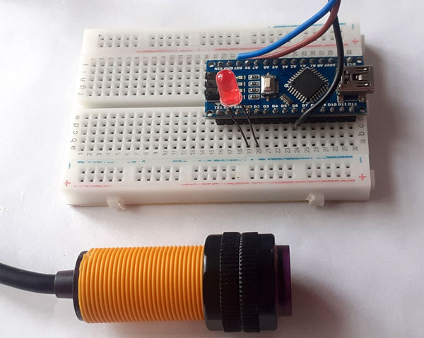 E18-D80NK IR Sensor with Arduino 