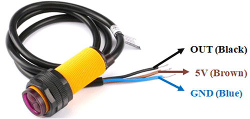 Interfacing E18-D80NK IR Obstacle Avoidance Proximity Sensor with Arduino |  Circuit Digest