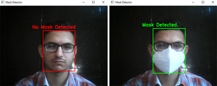 Face Mask Detection using Raspberry Pi 