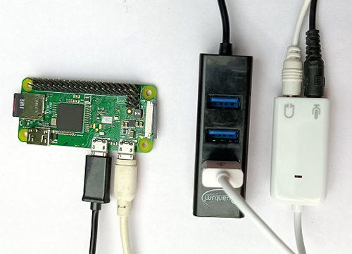 Installing USB Sound Card in Raspberry Pi Zero W