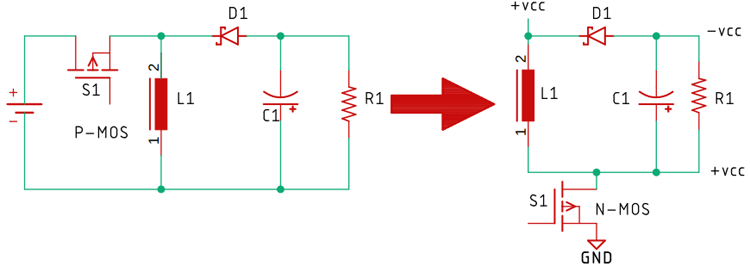 Buck-boost Application Schematic Schematic Of Buck Boost Converter ...