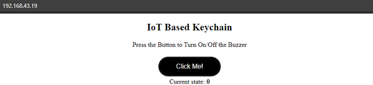IoT based Keychain