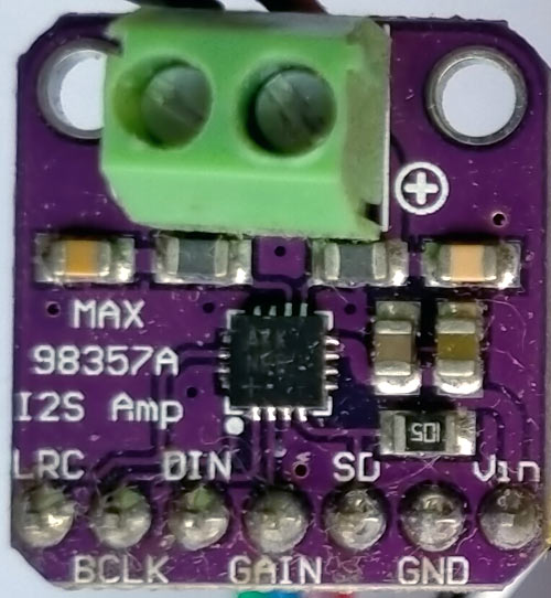 MAX98357A I2S based Mono Amplifier Module