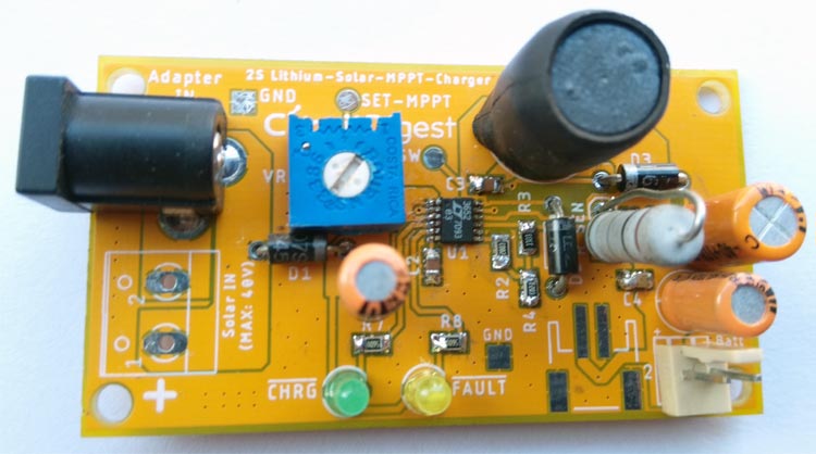 LT3562 based MPPT Charge Controller Circuit Board