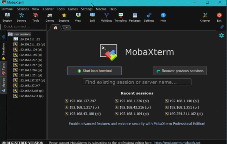 Install MobaXterm