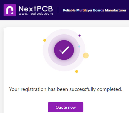 NextPCB Registration