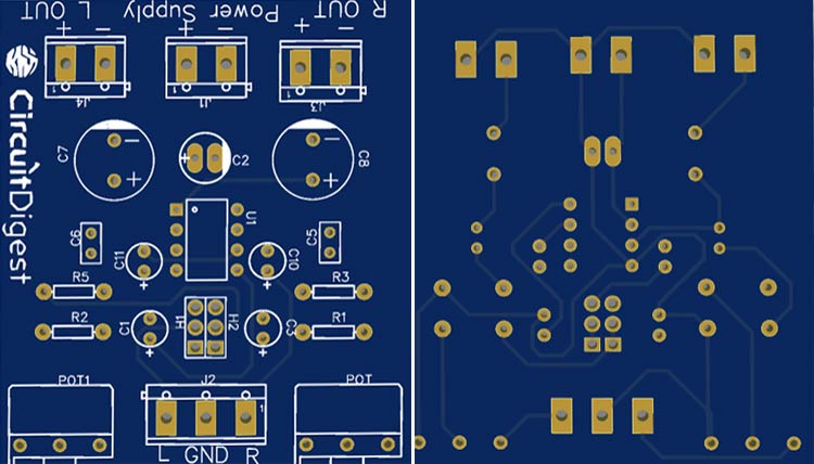 Pi Motor Driver HAT PCB