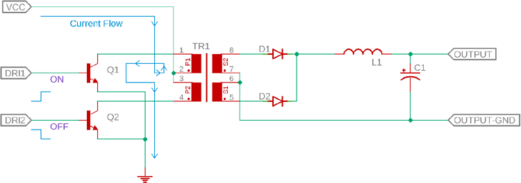 Push-Pull Converter Working