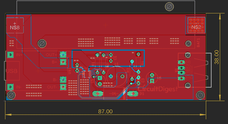 Raspberry Pi UPS PCB Design