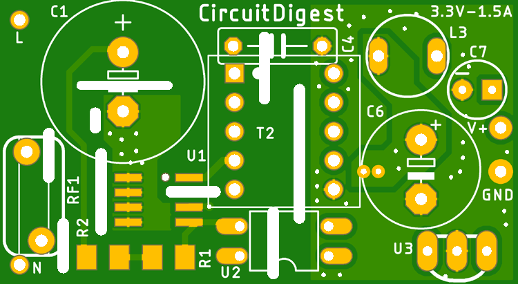 Pcb smps 1w efc031e ifc130 ifc230 схема