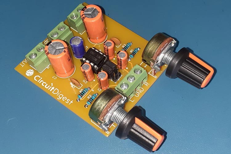 Build a Simple Stereo Audio Amplifier Board using TDA2822