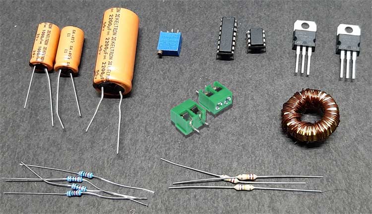 Components for TL494 Buck-Boost Converter 