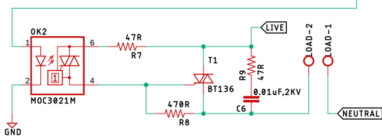 Triac Phase Control Circuit