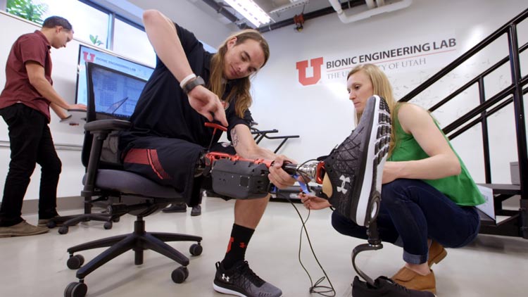 University of Utah's Bionic Leg
