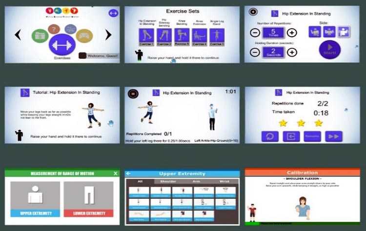 StretchSkin's Virtual Exercise Therapy System 