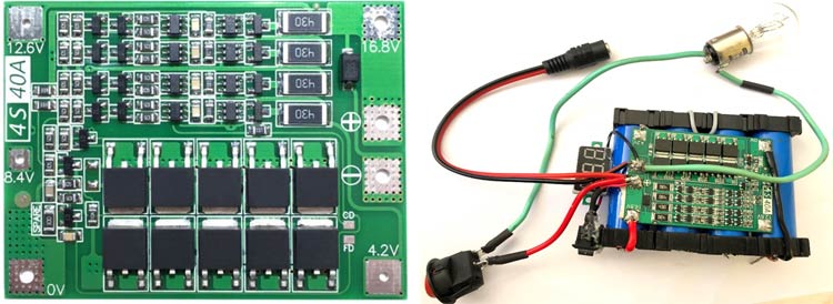 How To Use A 4s 40A BMS Module To Build Battery Packs 