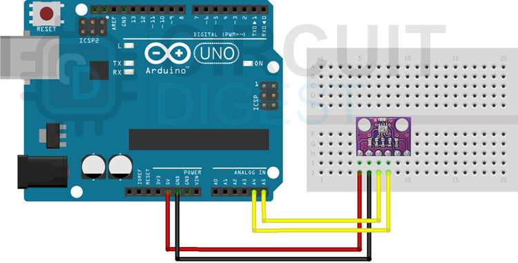 Interfacing BMP280 With Arduino To Read Pressure,