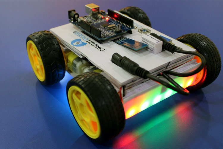 Bluetooth Based Robot Control Using Arduino