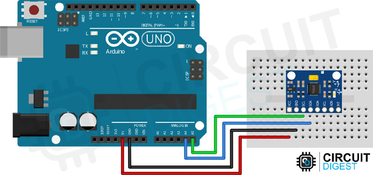 How to Connect MPU6050 to Arduino Nano Every 