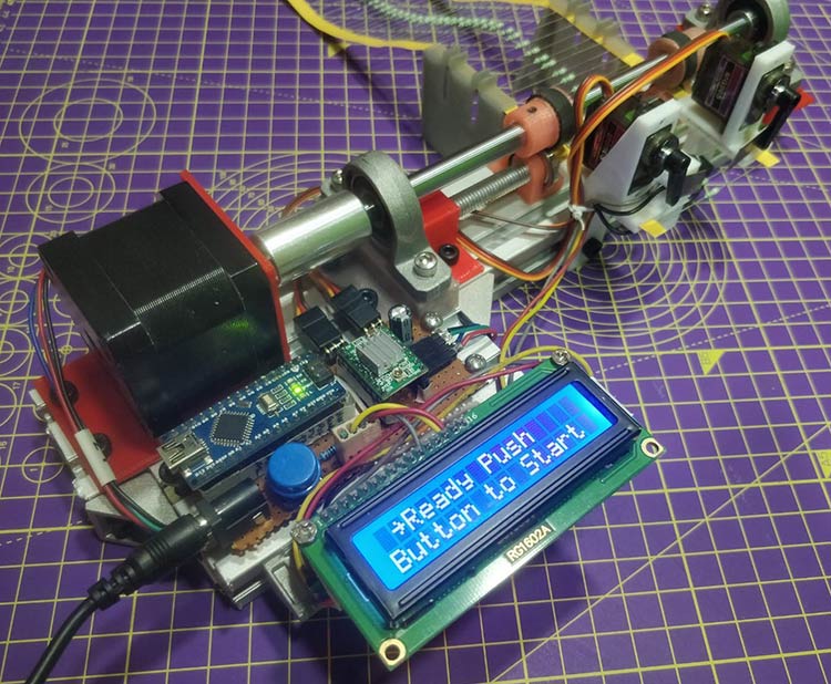 Arduino Resistor Reel Cutting Robot