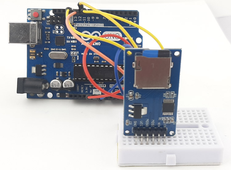 Arduino with Micro SD Card Module