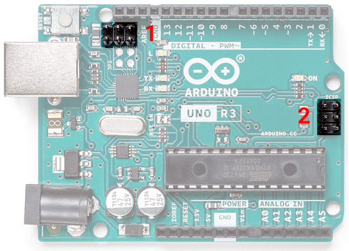 Arduino UNO ISCP Pins