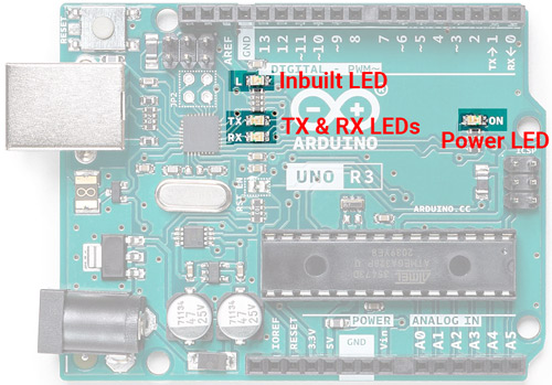 Arduino UNO LEDs