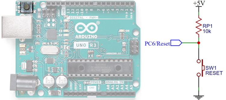 Arduino UNO Reset Button