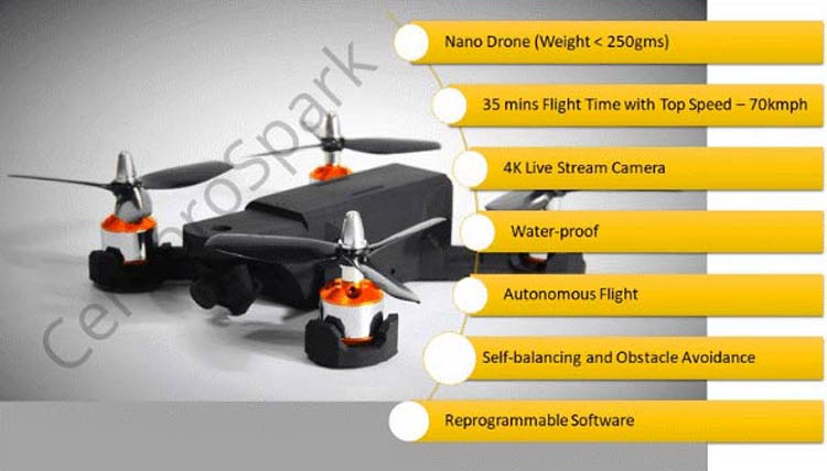 CS PRIDE Drone Features