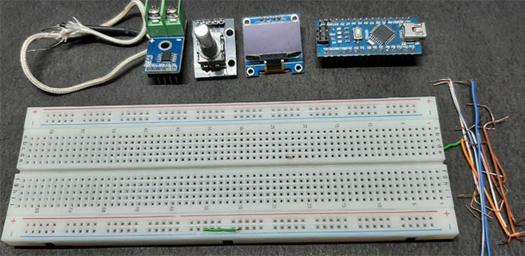 Components Required to build PID Enabled Temperature Controller