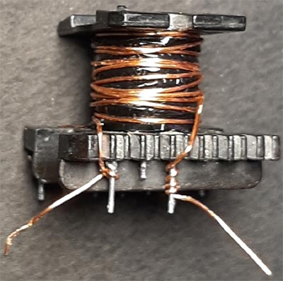 Construction of Switching Transformer for 27 Watt SMPS Circuit