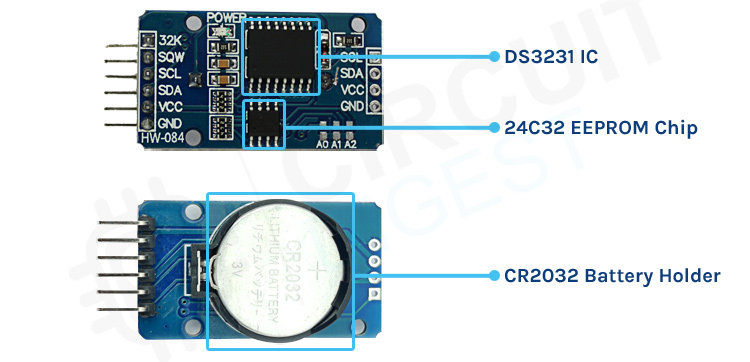 Arduino Ds3231 Rtc Module Tutorial How To Interface Rtc Module With Arduino To Build Digital Clock 9788