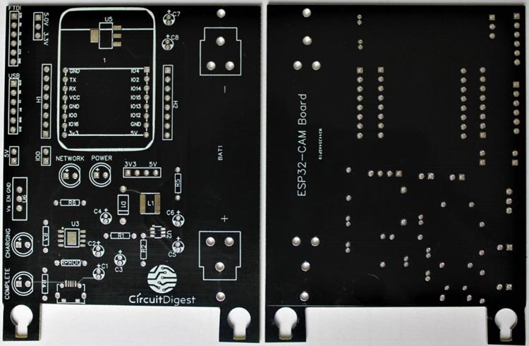 ESP32-CAM Development Board PCB