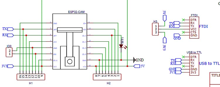 ESP32-CAM Programming Circuit