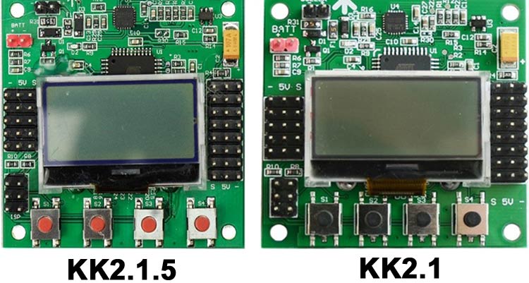 KK 2.1.5 and KK 2.1 Flight Controllers