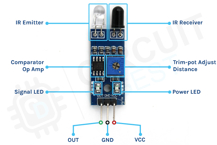 ir sensor pin configuration