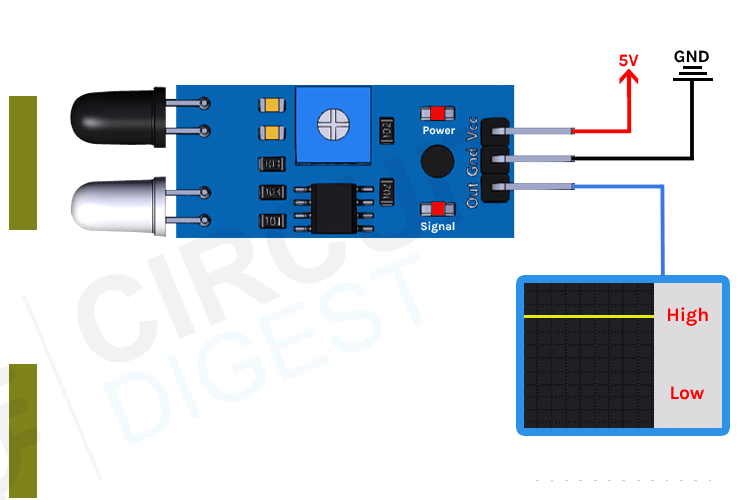 Combining the Infrared Sensor and Touch Sensor in 1 Arduino Project (with  Circuit and Sketch)