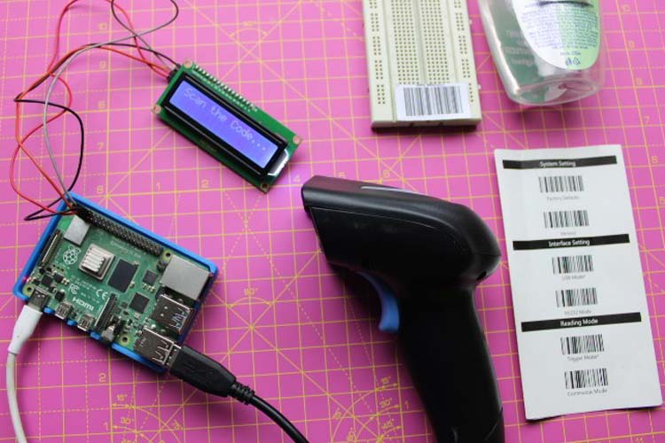 Interfacing Scanner with Pi 4 to Read Barcodes