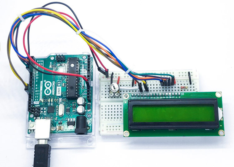 Arduino 16x2 LCD Tutorial - Interfacing 16x2 LCD with Arduino