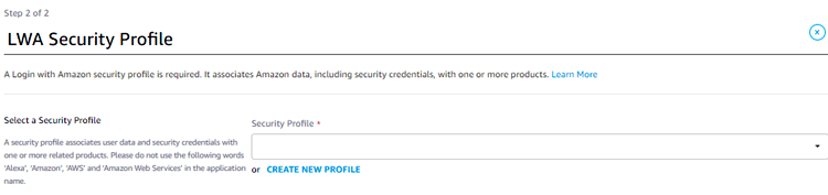 LWA Security Profile