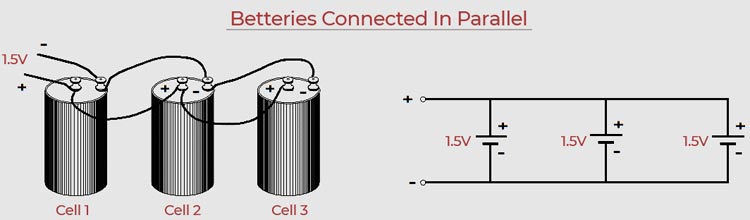 Li-Ion Cells Connectiong in Parallel