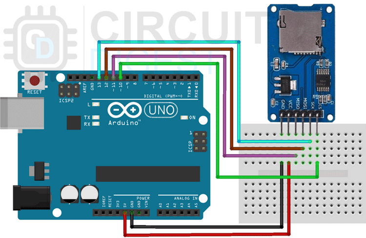 arduino sd library examples voltage monitering