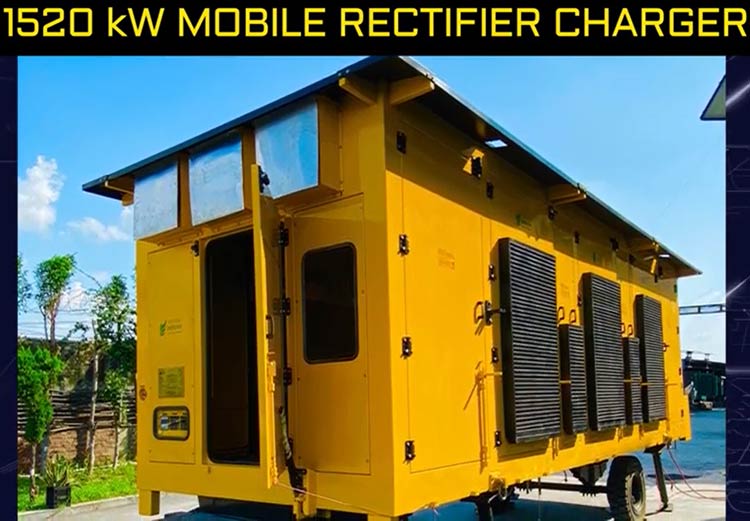 1520 kW Mobile Rectifier Charger