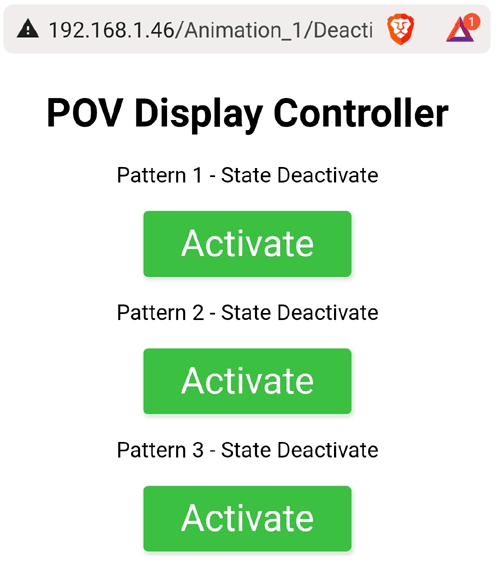 POV Display Controller