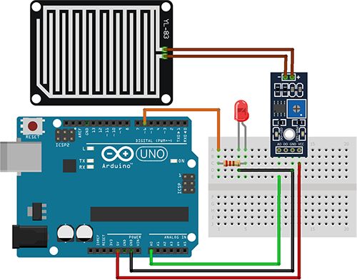 Arduino Rain Sensor Tutorial - How Rain Sensor Works and How to use it with  Arduino