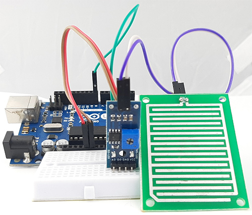 Interface Rain Sensor with Arduino