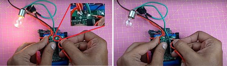 Short Circuit Test of Battery Pack