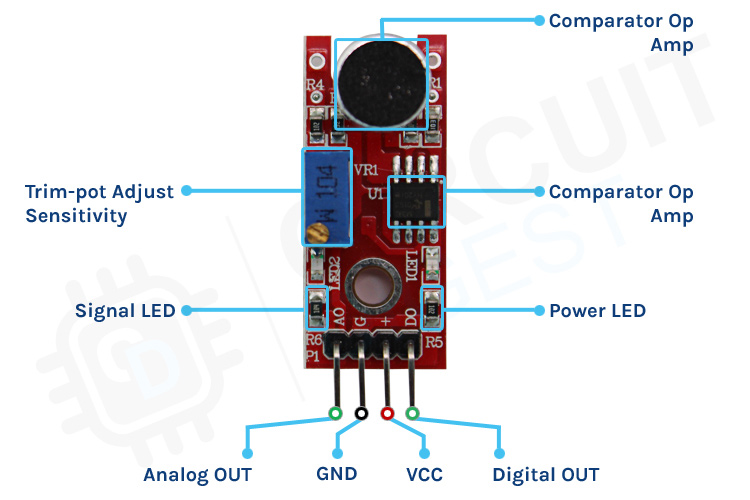 Lm393 Sound Detection Sensor Module Pinout Features 58 Off 8537