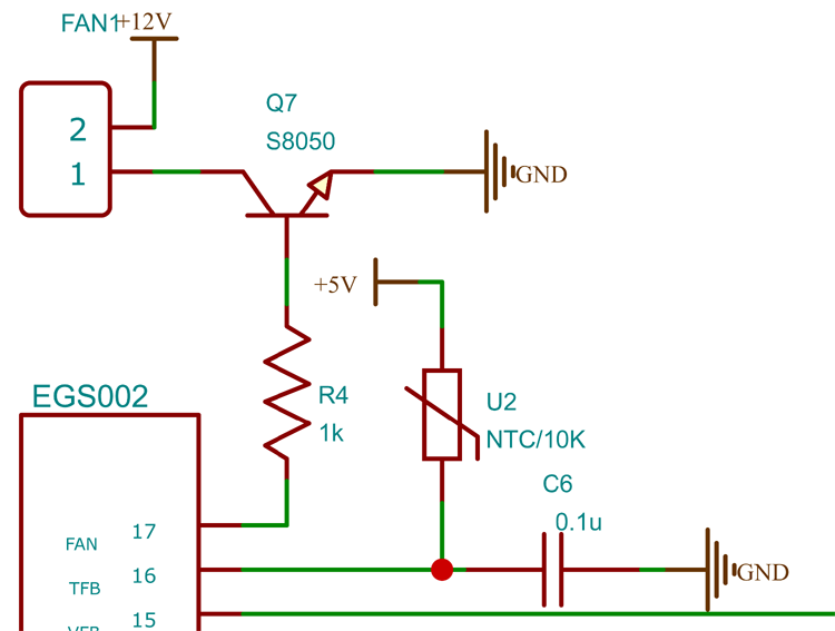 Temperature and Fan Control Circuitry